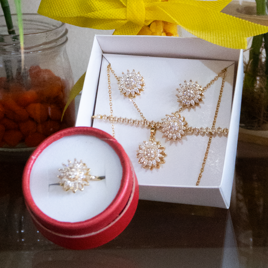 Set Joyería de Girasoles Giratorios®